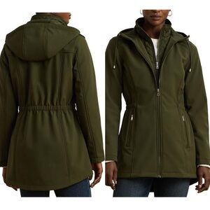 Ralph Lauren Hooded Soft-Shell Jacket With Interior Quilted vesty size S NWT
